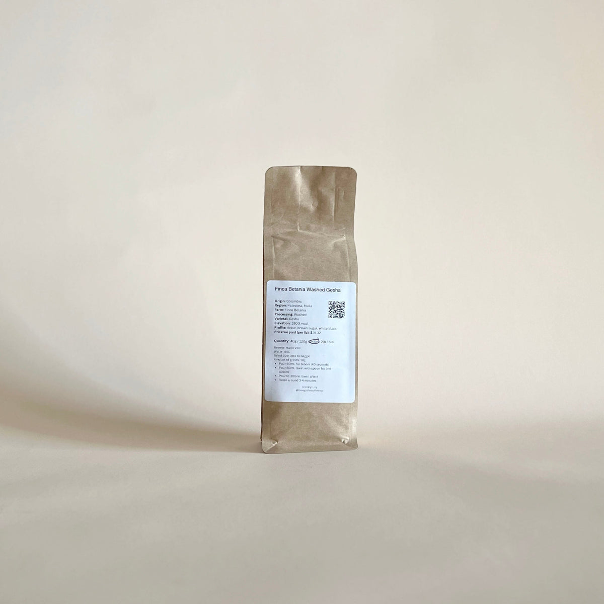 Thoughtful - Colombia - Finca Betania Washed Gesha